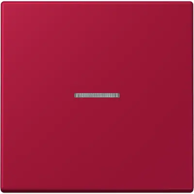 JUNG schakelwip met controlevenster Les Couleurs rouge carmin 229 (LC 990 KO5 229)