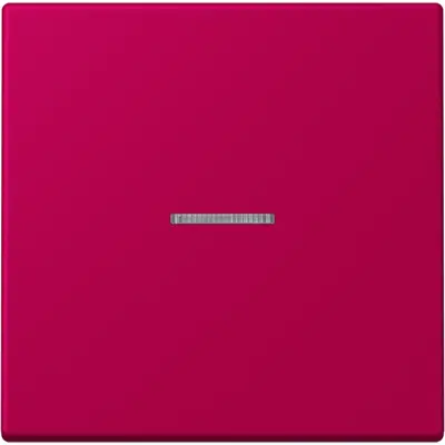 JUNG schakelwip met controlevenster Les Couleurs rouge rubia 230 (LC 990 KO5 230)