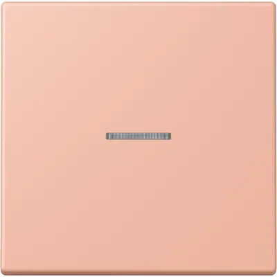 JUNG schakelwip met controlevenster Les Couleurs rose clair 231 (LC 990 KO5 231)