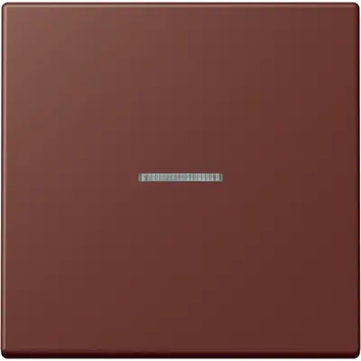 JUNG schakelwip met controlevenster Les Couleurs terre sienne brulee 31 235 (LC 990 KO5 235)