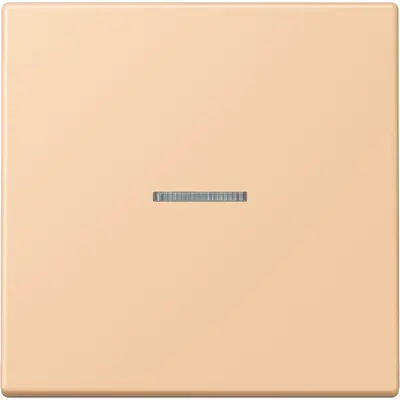 JUNG schakelwip met controlevenster Les Couleurs terre sienne claire 31 237 (LC 990 KO5 237)