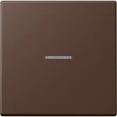 JUNG schakelwip met controlevenster Les Couleurs terre d'ombre brulee 31 239 (LC 990 KO5 239)