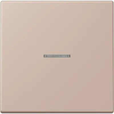 JUNG schakelwip met controlevenster Les Couleurs ombre brulee clair 240 (LC 990 KO5 240)