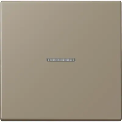 JUNG schakelwip met controlevenster Les Couleurs ombre naturelle moyenne 242 (LC 990 KO5 242)