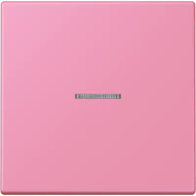 JUNG schakelwip met controlevenster Les Couleurs rose vif 246 (LC 990 KO5 246)