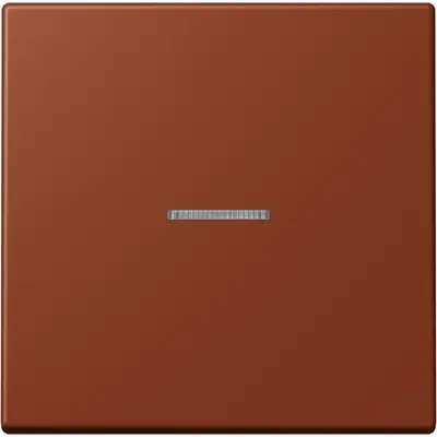 JUNG schakelwip met controlevenster Les Couleurs terre sienne brulee 59 247 (LC 990 KO5 247)