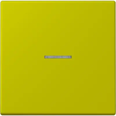 JUNG schakelwip met controlevenster Les Couleurs vert olive vif 249 (LC 990 KO5 249)
