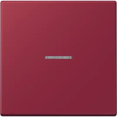 JUNG schakelwip met controlevenster Les Couleurs le rubis 255 (LC 990 KO5 255)