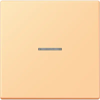 JUNG schakelwip met controlevenster Les Couleurs terre sienne clair 59 258 (LC 990 KO5 258)