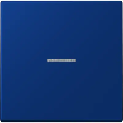JUNG schakelwip met controlevenster Les Couleurs bleu outremer fonce 261 (LC 990 KO5 261)