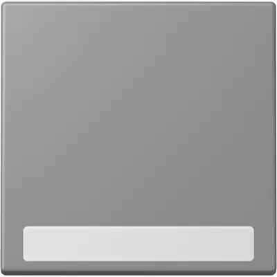 JUNG schakelwip met tekstvenster Les Couleurs gris 31 203 (LC 990 NA 203)