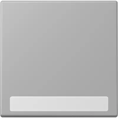 JUNG schakelwip met tekstvenster Les Couleurs gris moyen 204 (LC 990 NA 204)