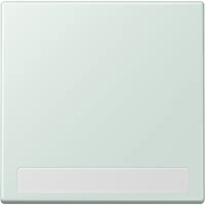 JUNG schakelwip met tekstvenster Les Couleurs ceruleen pale 215 (LC 990 NA 215)