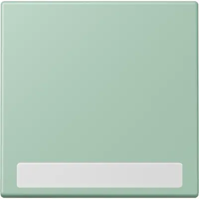 JUNG schakelwip met tekstvenster Les Couleurs vert anglais clair 217 (LC 990 NA 217)