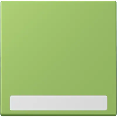 JUNG schakelwip met tekstvenster Les Couleurs vert 31 220 (LC 990 NA 220)
