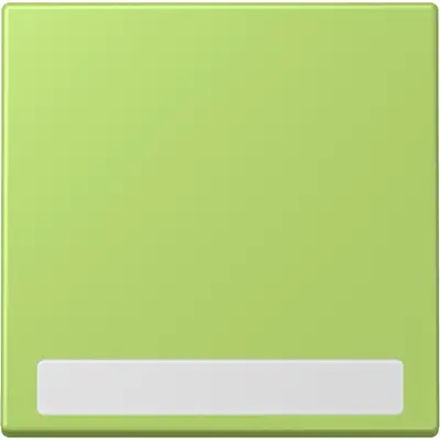 JUNG schakelwip met tekstvenster Les Couleurs vert clair 221 (LC 990 NA 221)