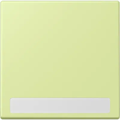 JUNG schakelwip met tekstvenster Les Couleurs vert jaune clair 222 (LC 990 NA 222)