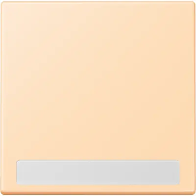JUNG schakelwip met tekstvenster Les Couleurs ocre 223 (LC 990 NA 223)