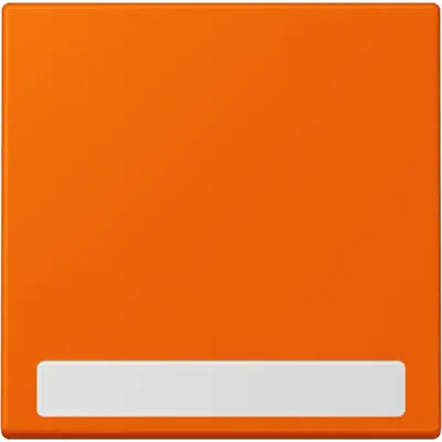 JUNG schakelwip met tekstvenster Les Couleurs orange 224 (LC 990 NA 224)