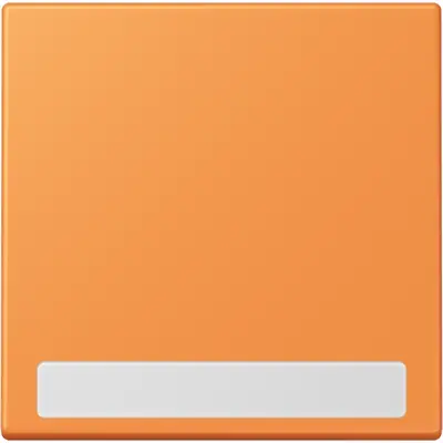 JUNG schakelwip met tekstvenster Les Couleurs orange clair 225 (LC 990 NA 225)