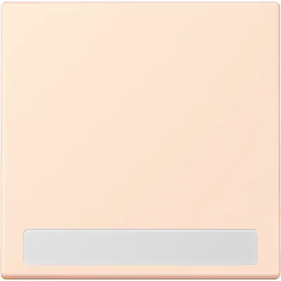 JUNG schakelwip met tekstvenster Les Couleurs orange pale 226 (LC 990 NA 226)