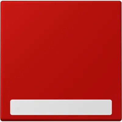 JUNG schakelwip met tekstvenster Les Couleurs rouge vermillon 31 227 (LC 990 NA 227)