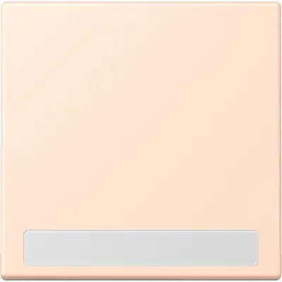 JUNG schakelwip met tekstvenster Les Couleurs rose pale 228 (LC 990 NA 228)