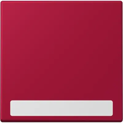 JUNG schakelwip met tekstvenster Les Couleurs rouge carmin 229 (LC 990 NA 229)