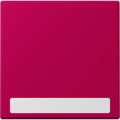 JUNG schakelwip met tekstvenster Les Couleurs rouge rubia 230 (LC 990 NA 230)