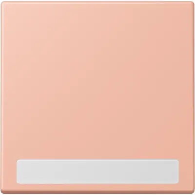 JUNG schakelwip met tekstvenster Les Couleurs rose clair 231 (LC 990 NA 231)