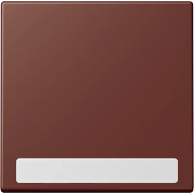 JUNG schakelwip met tekstvenster Les Couleurs terre sienne brulee 31 235 (LC 990 NA 235)