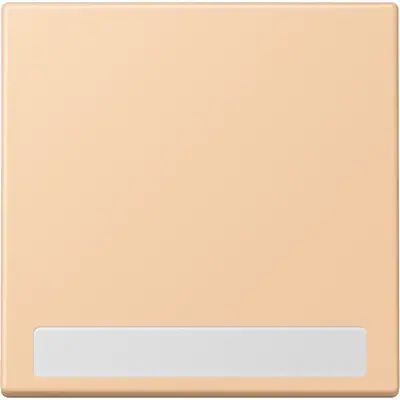 JUNG schakelwip met tekstvenster Les Couleurs terre sienne claire 31 237 (LC 990 NA 237)