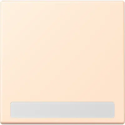 JUNG schakelwip met tekstvenster Les Couleurs terre sienne pale 238 (LC 990 NA 238)