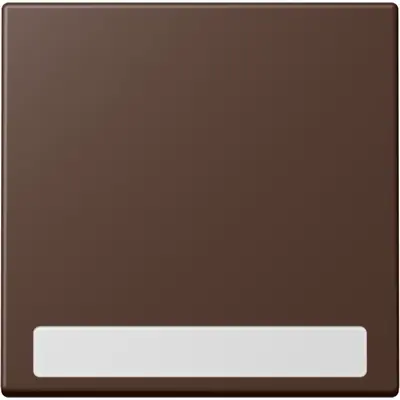 JUNG schakelwip met tekstvenster Les Couleurs terre d'ombre brulee 31 239 (LC 990 NA 239)