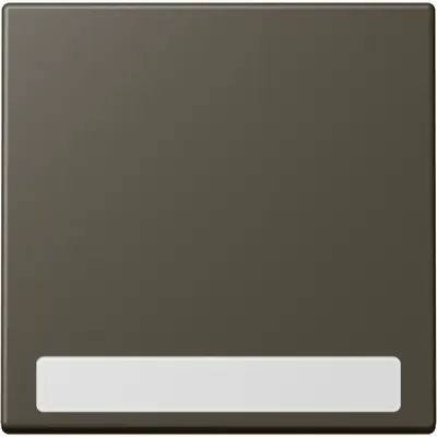 JUNG schakelwip met tekstvenster Les Couleurs ombre naturelle 31 241 (LC 990 NA 241)