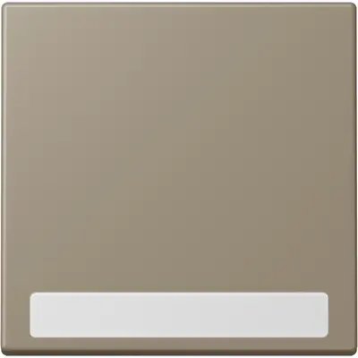 JUNG schakelwip met tekstvenster Les Couleurs ombre naturelle moyenne 242 (LC 990 NA 242)