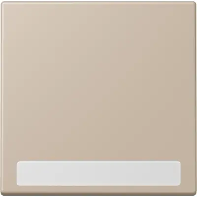 JUNG schakelwip met tekstvenster Les Couleurs ombre naturelle claire 243 (LC 990 NA 243)
