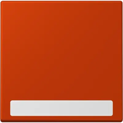 JUNG schakelwip met tekstvenster Les Couleurs rouge vermillon 59 244 (LC 990 NA 244)