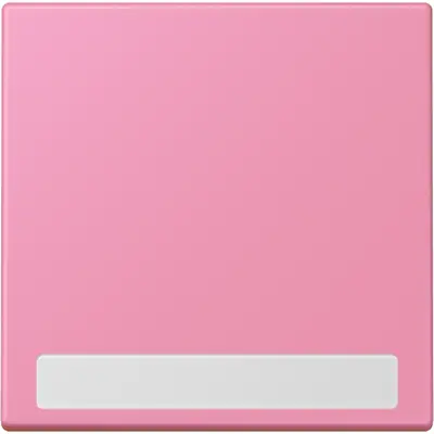 JUNG schakelwip met tekstvenster Les Couleurs rose vif 246 (LC 990 NA 246)