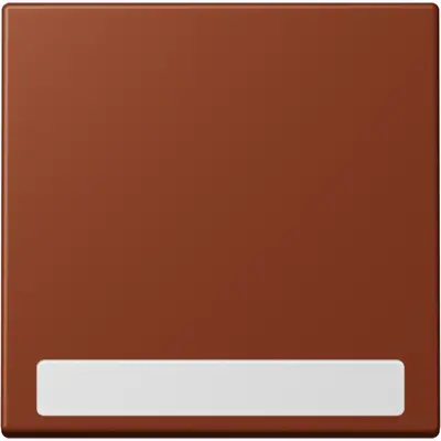 JUNG schakelwip met tekstvenster Les Couleurs terre sienne brulee 59 247 (LC 990 NA 247)