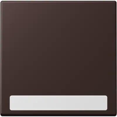 JUNG schakelwip met tekstvenster Les Couleurs terre d'ombre brulee 59 252 (LC 990 NA 252)