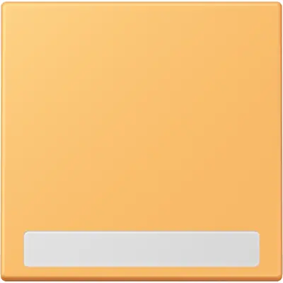 JUNG schakelwip met tekstvenster Les Couleurs ocre jaune clair 254 (LC 990 NA 254)