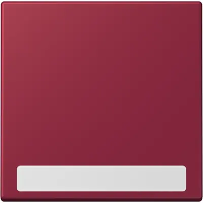 JUNG schakelwip met tekstvenster Les Couleurs le rubis 255 (LC 990 NA 255)