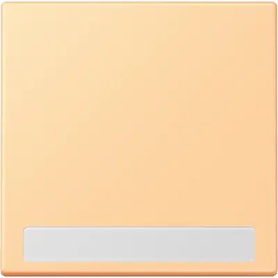 JUNG schakelwip met tekstvenster Les Couleurs terre sienne clair 59 258 (LC 990 NA 258)