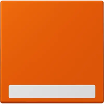 JUNG schakelwip met tekstvenster Les Couleurs orange vif 260 (LC 990 NA 260)