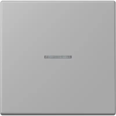 JUNG schakelwip met controlevenster Les Couleurs gris moyen 204 (LC 990 KO5 204)