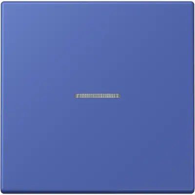 JUNG schakelwip met controlevenster Les Couleurs bleu outremer 31 206 (LC 990 KO5 206)