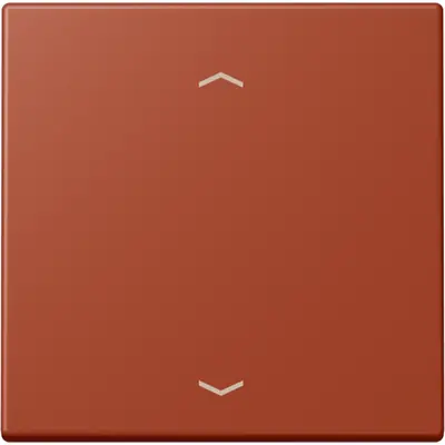 JUNG schakelwip jaloezie met pijlsymbolen Les Couleurs l'ocre rouge 232 (LC 990 P 232)