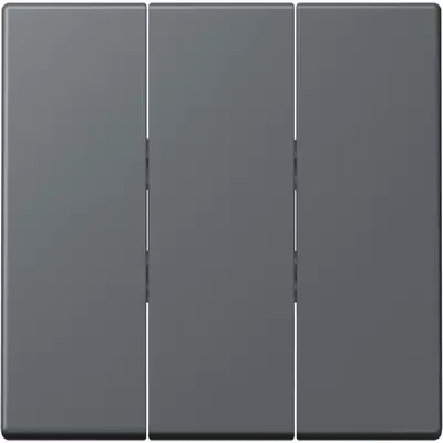 JUNG schakelwip 3-voudig tbv 3-voudige schakelaar 5306EU Les Couleurs gris fonce 31 202 (LC 993 BF 202)