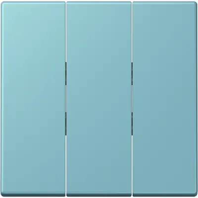JUNG schakelwip 3-voudig tbv 3-voudige schakelaar 5306EU Les Couleurs ceruleen moyen 213 (LC 993 BF 213)
